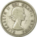 Moeda, Canadá, Elizabeth II, 25 Cents, 1960, Royal Canadian Mint, Ottawa