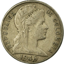 Moneda, Colombia, 5 Centavos, 1946, MBC, Cobre - níquel, KM:199