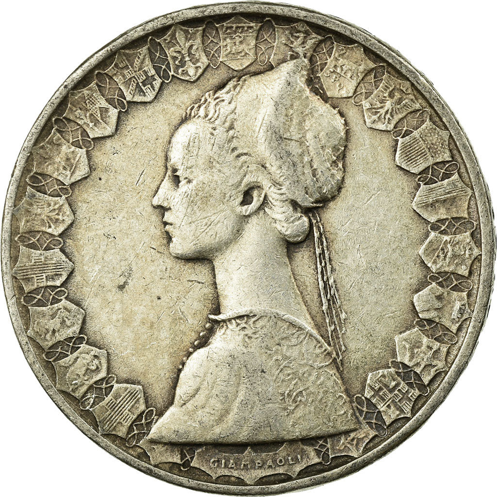Coin, Italy, 500 Lire, 1958, Rome, EF(40-45), Silver, KM:98