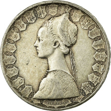 Coin, Italy, 500 Lire, 1958, Rome, EF(40-45), Silver, KM:98