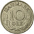 Munten, Denemarken, Frederik IX, 10 Öre, Undated (1962), Copenhagen, ZF