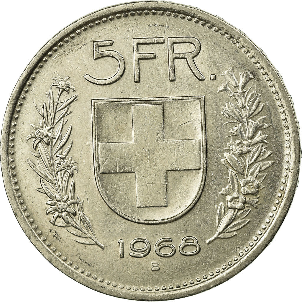 Monnaie, Suisse, 5 Francs, 1968, Bern, TTB, Copper-nickel, KM:40a.1