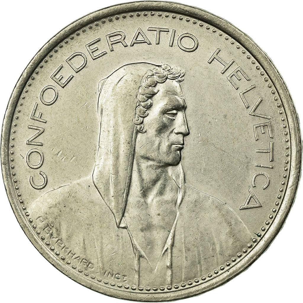 Coin, Switzerland, 5 Francs, 1970, Bern, EF(40-45), Copper-nickel, KM:40a.1