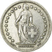 Coin, Switzerland, 2 Francs, 1943, EF(40-45), Silver, KM:21