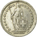 Coin, Switzerland, 2 Francs, 1944, EF(40-45), Silver, KM:21
