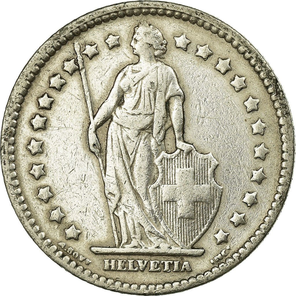 Coin, Switzerland, Franc, 1920, EF(40-45), Silver, KM:24