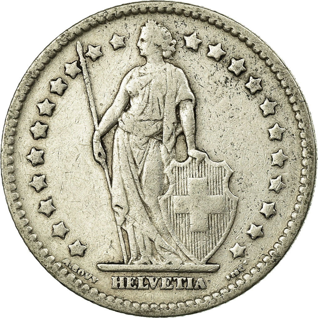 Coin, Switzerland, Franc, 1920, EF(40-45), Silver, KM:24