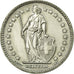 Coin, Switzerland, Franc, 1962, EF(40-45), Silver, KM:24