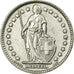 Coin, Switzerland, Franc, 1962, EF(40-45), Silver, KM:24