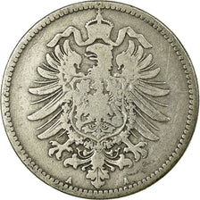 Coin, GERMANY - EMPIRE, Wilhelm I, Mark, 1876, Berlin, VF(20-25), Silver, KM:7