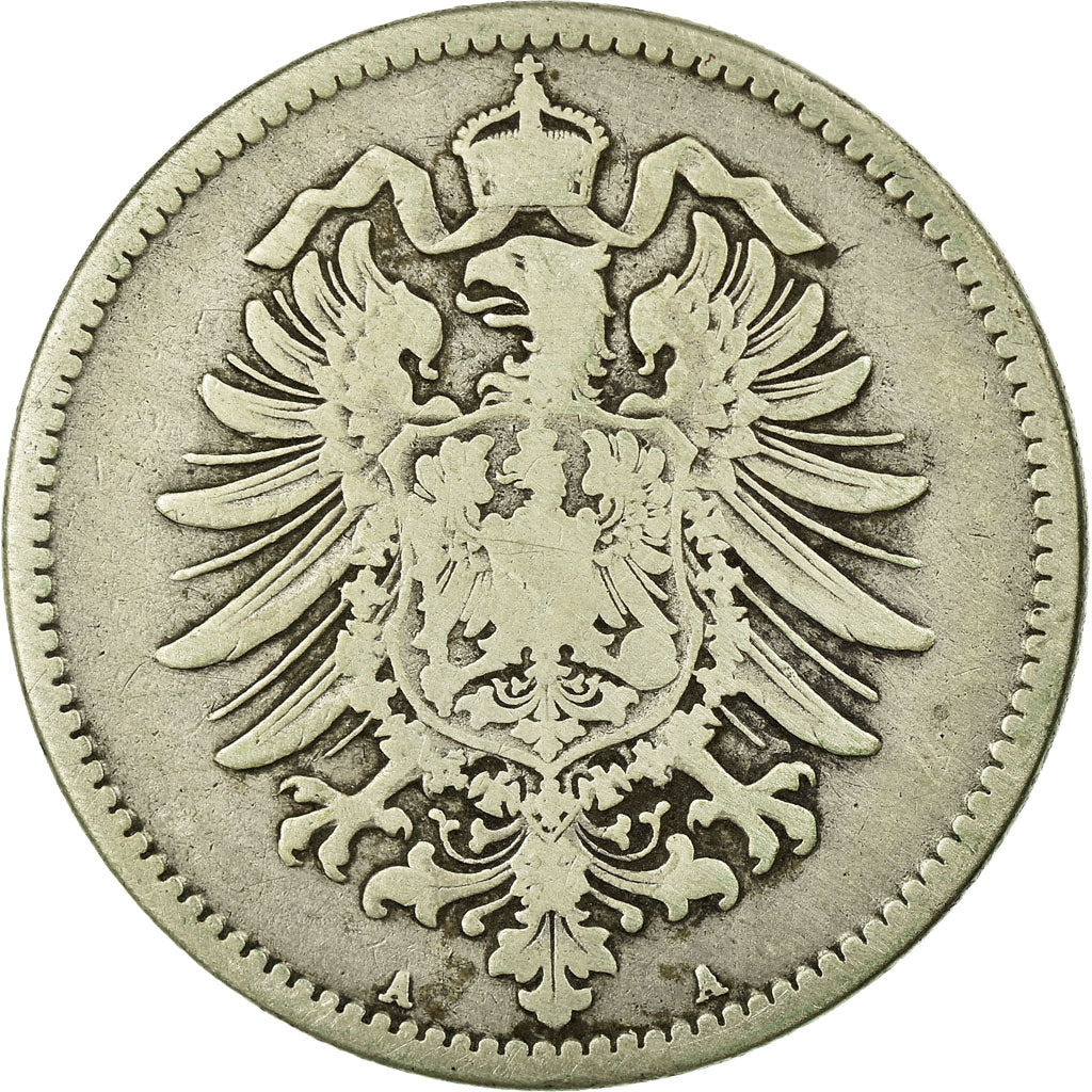 Münze, GERMANY - EMPIRE, Wilhelm I, Mark, 1876, Berlin, S, Silber, KM:7
