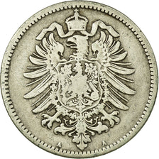 Coin, GERMANY - EMPIRE, Wilhelm I, Mark, 1876, Berlin, VF(20-25), Silver, KM:7