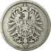 Coin, GERMANY - EMPIRE, Wilhelm I, Mark, 1876, Berlin, VF(20-25), Silver, KM:7