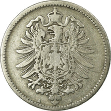 Coin, GERMANY - EMPIRE, Wilhelm I, Mark, 1876, Berlin, VF(20-25), Silver, KM:7