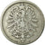 Moneda, ALEMANIA - IMPERIO, Wilhelm I, Mark, 1876, Berlin, BC+, Plata, KM:7