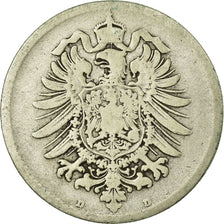 Coin, GERMANY - EMPIRE, Wilhelm I, Mark, 1876, Munich, VF(20-25), Silver, KM:7