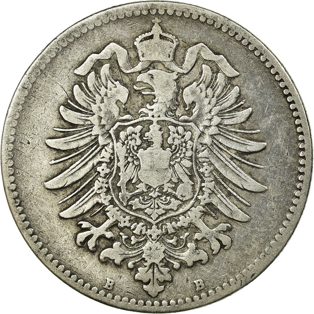 Moneta, GERMANIA - IMPERO, Wilhelm I, Mark, 1875, Hanovre, MB, Argento, KM:7