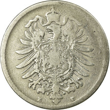 Coin, GERMANY - EMPIRE, Wilhelm I, Mark, 1875, Muldenhütten, VF(20-25), Silver