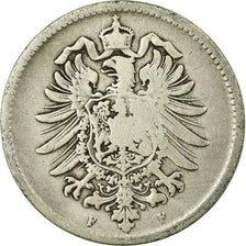 Coin, GERMANY - EMPIRE, Wilhelm I, Mark, 1875, Stuttgart, VF(20-25), Silver