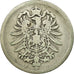 Monnaie, GERMANY - EMPIRE, Wilhelm I, Mark, 1875, Stuttgart, TB, Argent, KM:7