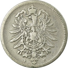 Coin, GERMANY - EMPIRE, Wilhelm I, Mark, 1875, Stuttgart, VF(20-25), Silver