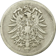 Coin, GERMANY - EMPIRE, Wilhelm I, Mark, 1875, Stuttgart, VF(20-25), Silver