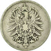 Coin, GERMANY - EMPIRE, Wilhelm I, Mark, 1881, Munich, VF(20-25), Silver, KM:7