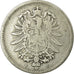 Coin, GERMANY - EMPIRE, Wilhelm I, Mark, 1881, Stuttgart, VF(20-25), Silver