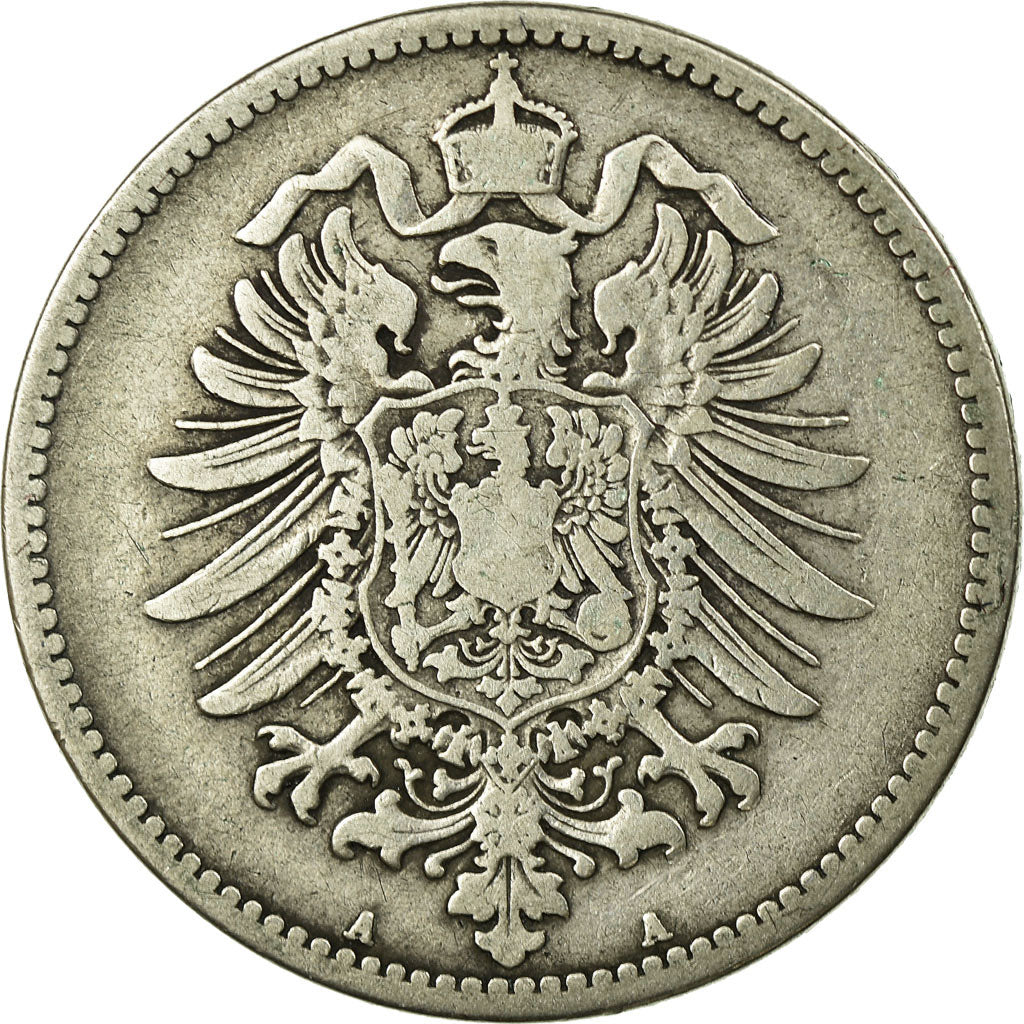 Moeda, ALEMANHA - IMPÉRIO, Wilhelm I, Mark, 1874, Berlin, VF(20-25), Prata