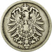 Coin, GERMANY - EMPIRE, Wilhelm I, Mark, 1874, Berlin, VF(20-25), Silver, KM:7