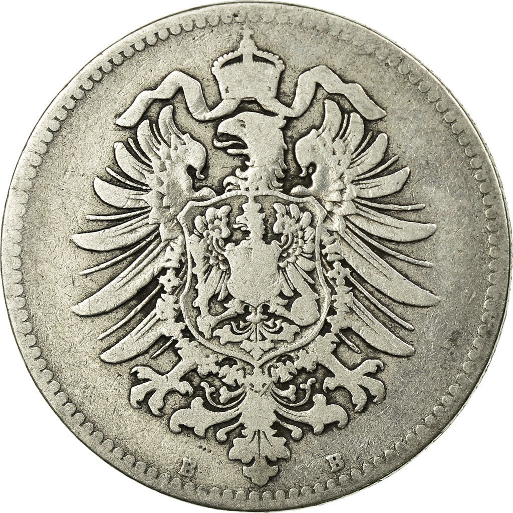 Moneta, GERMANIA - IMPERO, Wilhelm I, Mark, 1874, Hanovre, MB, Argento, KM:7