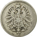 Coin, GERMANY - EMPIRE, Wilhelm I, Mark, 1874, Munich, VF(20-25), Silver, KM:7