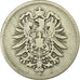 Coin, GERMANY - EMPIRE, Wilhelm I, Mark, 1874, Darmstadt, VF(20-25), Silver