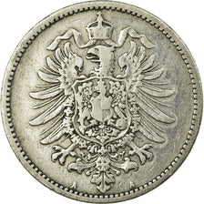 Coin, GERMANY - EMPIRE, Wilhelm I, Mark, 1885, Berlin, VF(20-25), Silver, KM:7