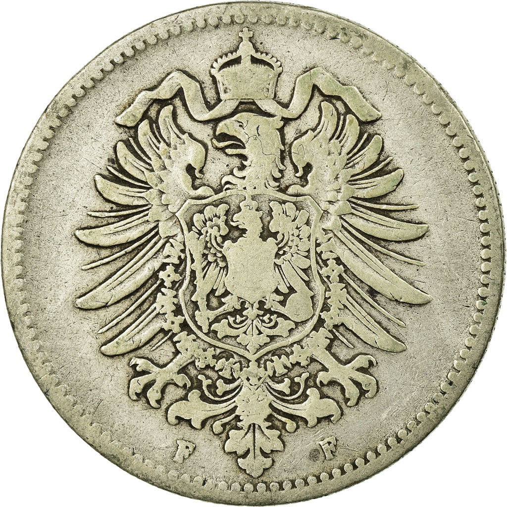 Coin, GERMANY - EMPIRE, Wilhelm I, Mark, 1886, Stuttgart, VF(20-25), Silver