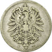 Coin, GERMANY - EMPIRE, Wilhelm I, Mark, 1886, Stuttgart, VF(20-25), Silver