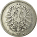 Coin, GERMANY - EMPIRE, Wilhelm I, Mark, 1880, Berlin, VF(20-25), Silver, KM:7