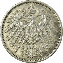 Coin, GERMANY - EMPIRE, Wilhelm II, Mark, 1907, Berlin, EF(40-45), Silver, KM:14