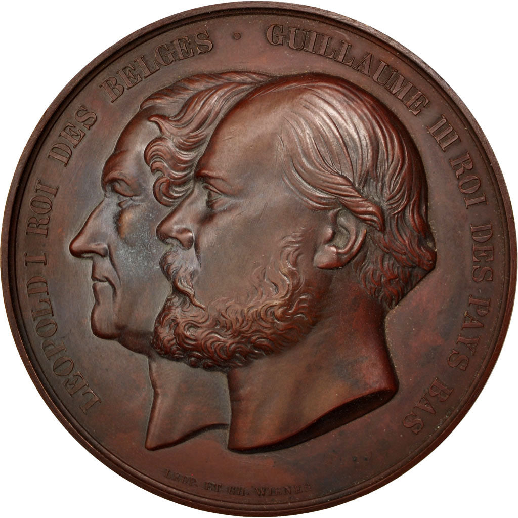 Belgium, Politics, Society, War, Medal, AU(55-58), Wiener, Bronze, 69, 146.00
