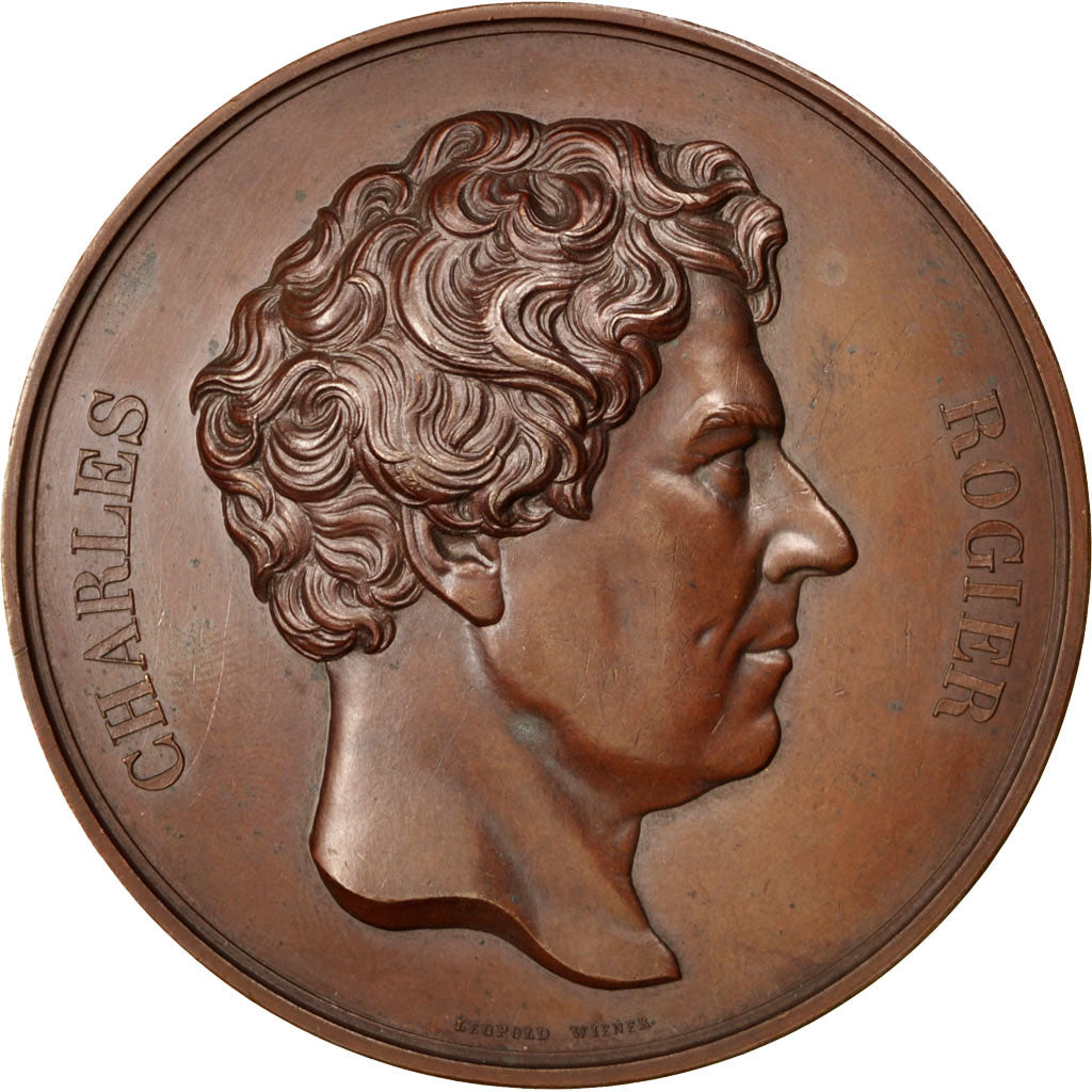 Belgia, Medal, Polityka, społeczeństwo, wojna, Wiener, AU(50-53), Bronze