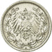 Coin, GERMANY - EMPIRE, 1/2 Mark, 1915, Berlin, VF(20-25), Silver, KM:17
