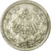 Coin, GERMANY - EMPIRE, 1/2 Mark, 1917, Berlin, VF(20-25), Silver, KM:17