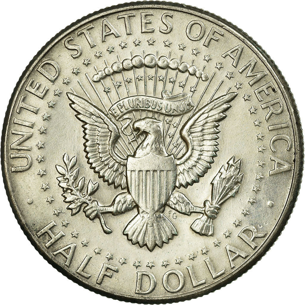 Coin, United States, Kennedy Half Dollar, Half Dollar, 1964, U.S. Mint