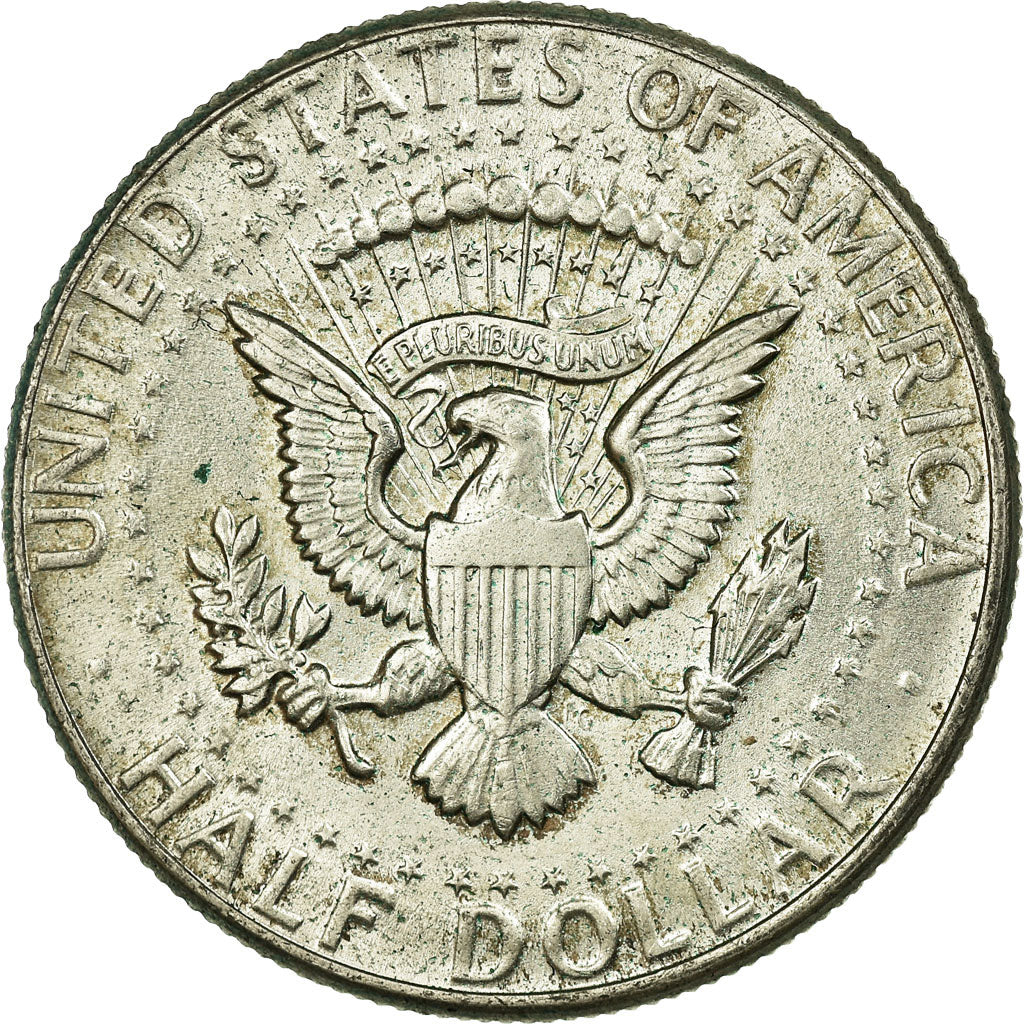 Coin, United States, Kennedy Half Dollar, Half Dollar, 1964, U.S. Mint