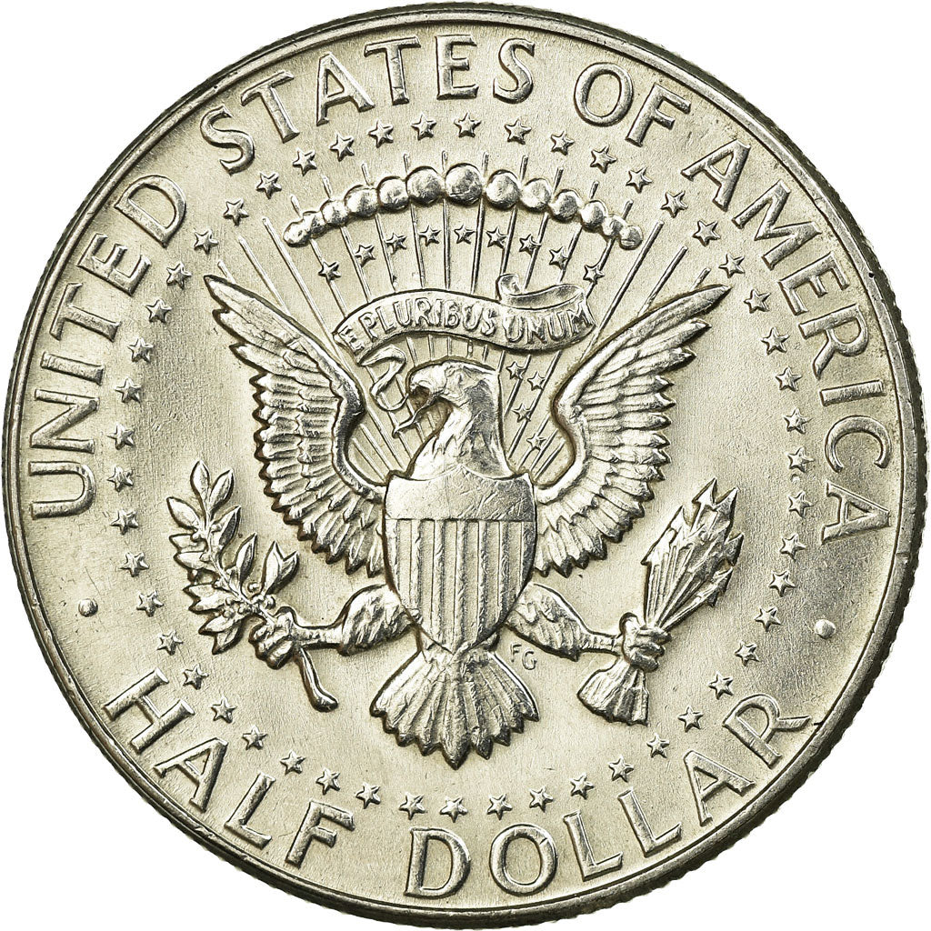 Coin, United States, Kennedy Half Dollar, Half Dollar, 1964, U.S. Mint