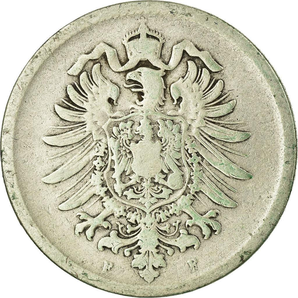 Moneta, GERMANIA - IMPERO, Wilhelm I, Mark, 1875, Stuttgart, MB, Argento, KM:7