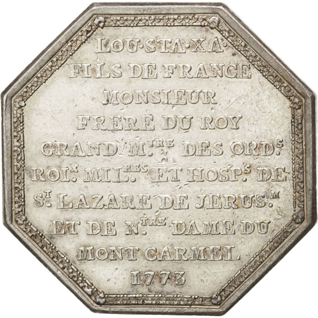 France, Royal, Token, EF(40-45), Silver, 34, Feuardent #1601., 17.20