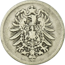 Coin, GERMANY - EMPIRE, Wilhelm I, Mark, 1875, Munich, VF(20-25), Silver, KM:7