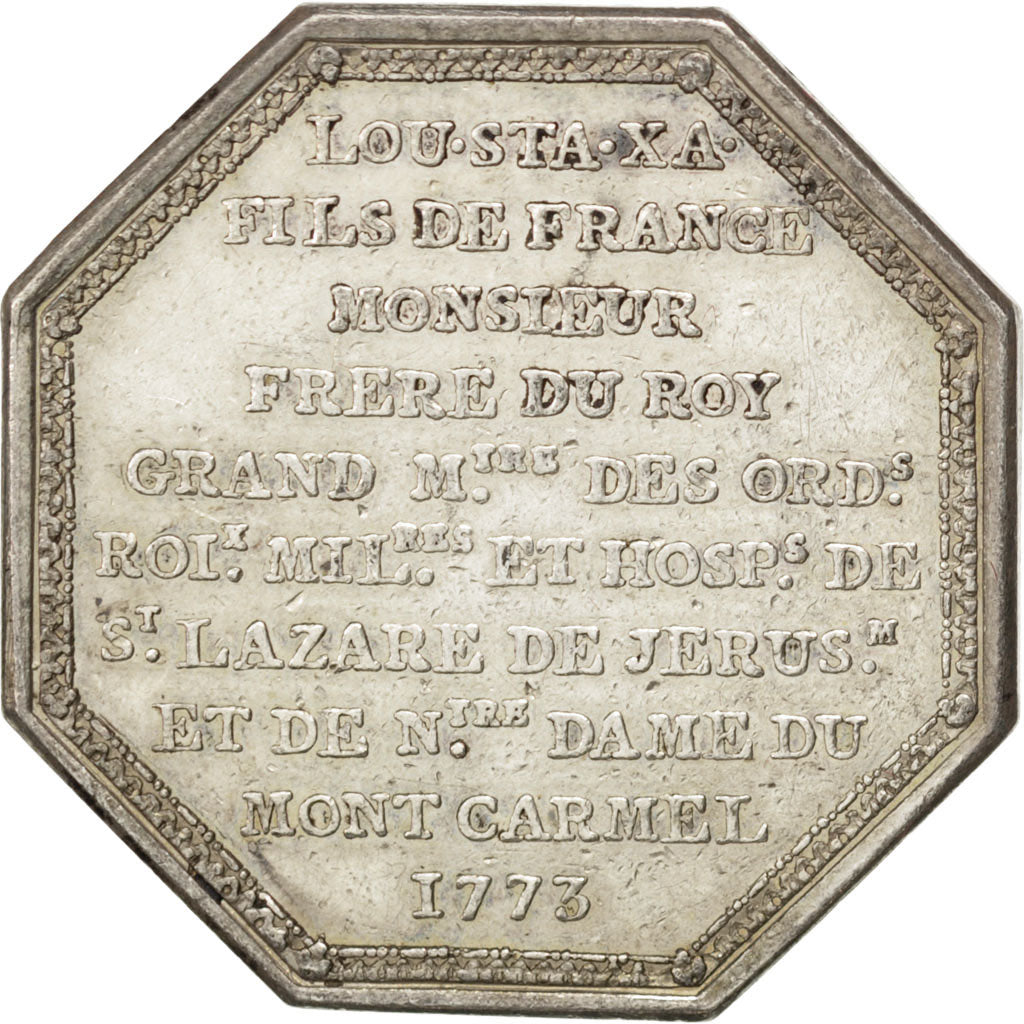 France, Royal, Token, EF(40-45), Silver, 34, Feuardent #1601., 17.10