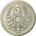Coin, GERMANY - EMPIRE, Wilhelm I, Mark, 1875, Karlsruhe, VF(20-25), Silver